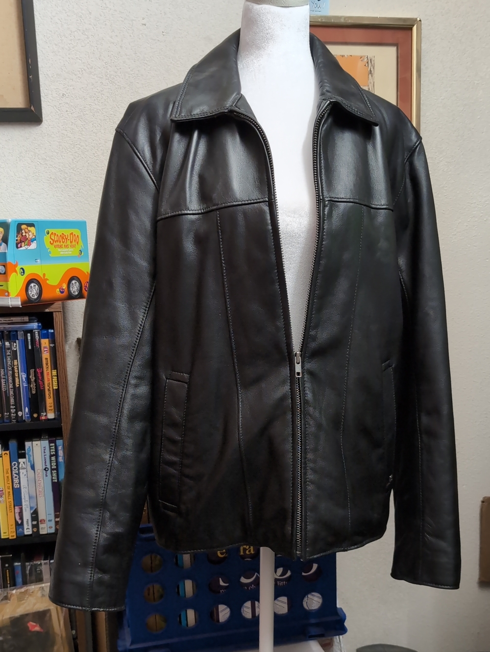 Pelle Studio Black Leather Bomber Jacket Wilson's Leather